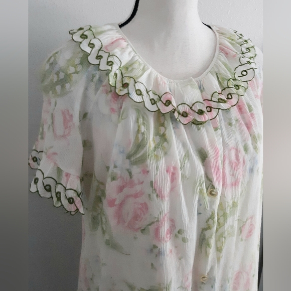 VTG Komar Nightgown & Robe Set - Picture 4 of 9